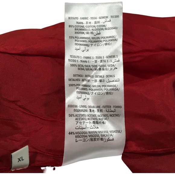 Gucci Men's Bomber Jacket Alternating Icons Belts Multicolor Sz XL DM24 - Picture 6 of 7